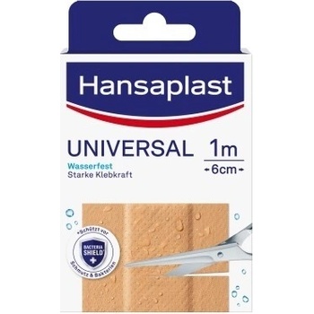 Hansaplast UNIVERSAL náplasť vodeodolná 6 cm x 1 m 1 ks