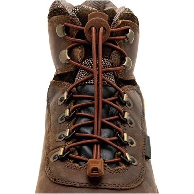 LOCK LACES Връзки за трекинг обувки Lock Laces, тъмнокафяви (LL5017)