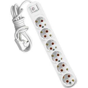 ELMARK РАЗКЛ. ШЕСТОРЕН 3М H05VV- F 3G1.5MM2 С КЛЮЧ, БЯЛ (340386WH)