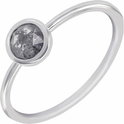 Eppi Prsteň so salt and pepper diamantom Evisia R36698