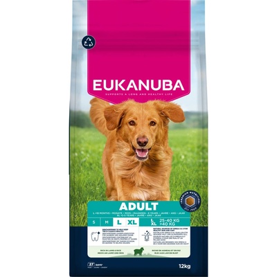 Eukanuba Premium Nutrition Adult Large & Giant Breed jehněčí a rýže 2 x 12 kg