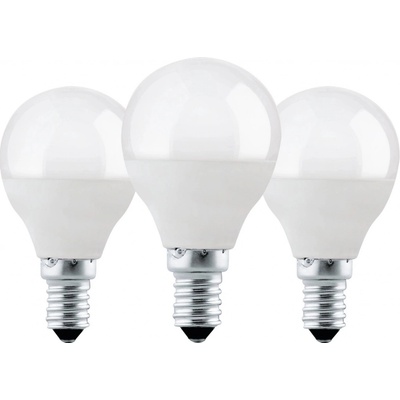 Eglo LED žárovka E14 P45 4,9W 470lm 3000K 45 x 78 mm opálová 3 ks