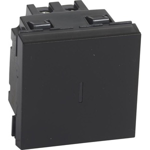 Legrand Кръстат ключ 2 мод. цвят Черен Easy-Led Mosaic - 079321L (079321L)