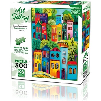 KS Games Пъзел KS Games от 300 части - Къщи сред дървета (19261)