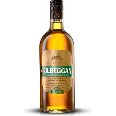 Kilbeggan Traditional Irish 40% 0,7 l (čistá fľaša)