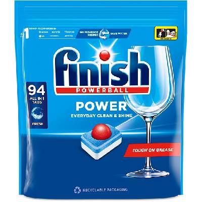 Tаблетки за съдомиялна Finish - Power All in 1, Mega, 94 броя (6RB03FI0201ALMX94D)
