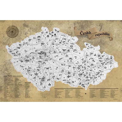 Stieracia mapa Česka