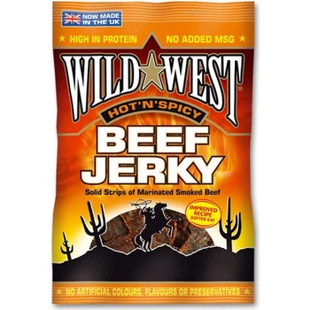 Wild West Hot Beef Jerky Bez lepku Pikantné 25 g