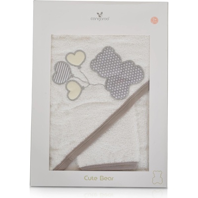 Cangaroo Хавлия Cute Bear 100/100 cm бял (111714)