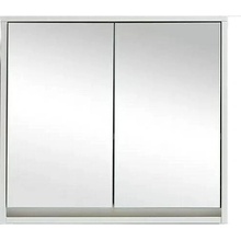 GERMAN Zrcadlová skříňka Basic / 60 x 60 x 20 cm / dřevotříska / bílá