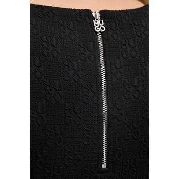 HUGO BOSS Рокля hugo в черно къса с кройка по тялото 50542434 (50542434)