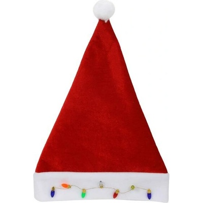 Ruhhy 22556 Vianočná čiapka Santa s brmbolcom červená