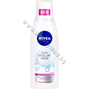 Nivea Мицеларна вода Nivea Smooth Caring, p/n NI-86699 - Мицеларна вода за суха кожа с бадемово масло (NI-86699)