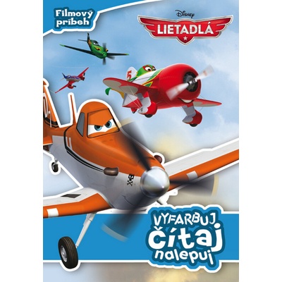 Lietadlá Filmový príbeh Vyfarbuj, čítaj, nalepuj