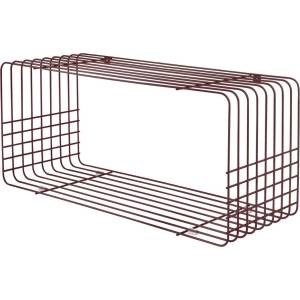 Mette Ditmer Denmark Бордо на няколко нива метален стенен рафт 70 cm Wire - Mette Ditmer Denmark (WIRRAC58)