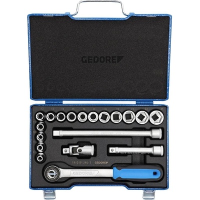 Gedore BLUE 19 JMU-3 Gola sada 1/2" 19 dielna 2682842
