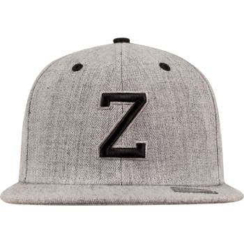 Urban Classics Шапка с козирка в сиво Letter Snapback Z UB-10532-00399 - Сив, размер blk/L