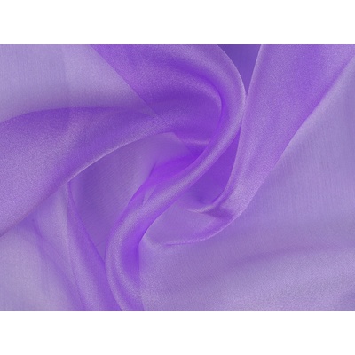 Prima-obchod Organza dekorační s leskem, barva 6 fialová lila