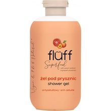 Fluff - Superfood - Anti-cellulite Shower Gel - Sprchový gél - broskyňa a grapefruit - 500 ml