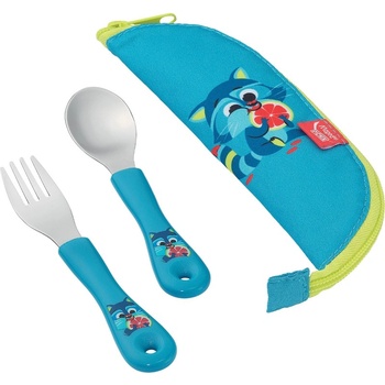 Maped Комплект прибори за хранене Maped Picnik Miniz - Raccoon (9875001)