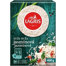 Lagris Ryža jazmínová dlhozrnná lúpaná vo varných vreckách 400 g