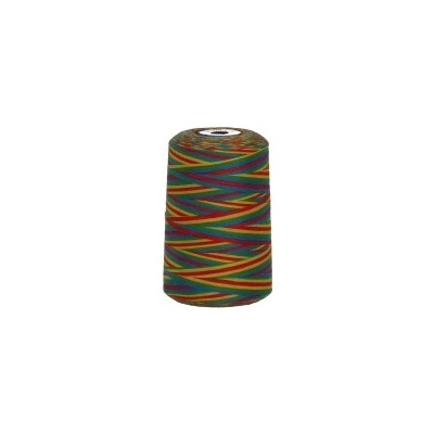 Polyesterová niť žihaná Viga 80 multicolor - 9049