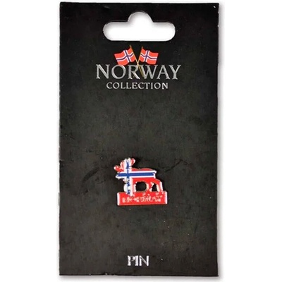 Odznak NORWAY Collection s losem a vlajkou