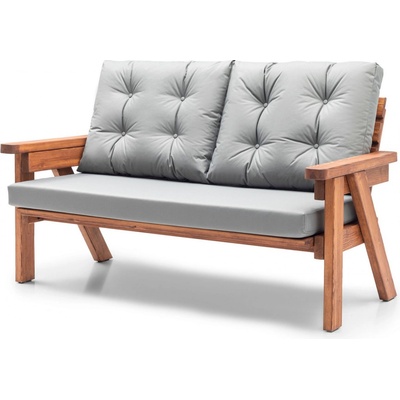 Asir Zahradní trojmístná pohovka ABANT ořech šedá