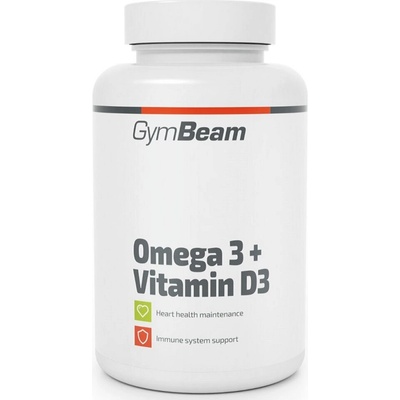 GymBeam Omega 3 + Vitamin D3, 90 Capsules