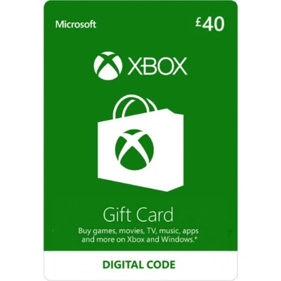 Microsoft Xbox Live predplatená karta 40 GBP