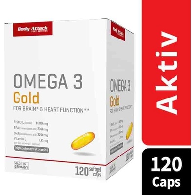 Body Attack OMEGA 3 Gold 120 kapsulúl