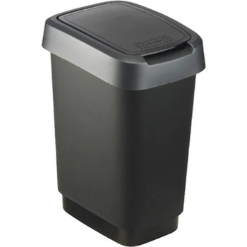 Rotho Twist Silver - trash bin - 50l (SPDROHKIW0045)