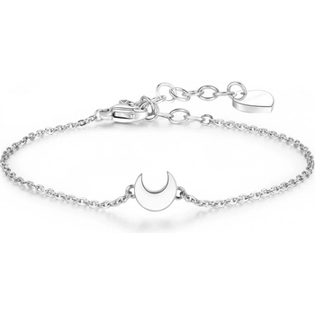 S`Agapõ oceľový náramok s polmesiacom Click SCK16