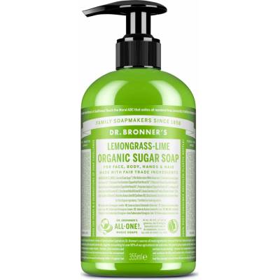 Dr. Bronner's Sugar Soap lemongrass lime 355 ml