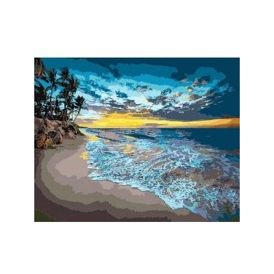 Smart Flamingo Creative set Flamingo Line Painting by numbers 40x50cm Sunset by the sea 1 (fsy60)