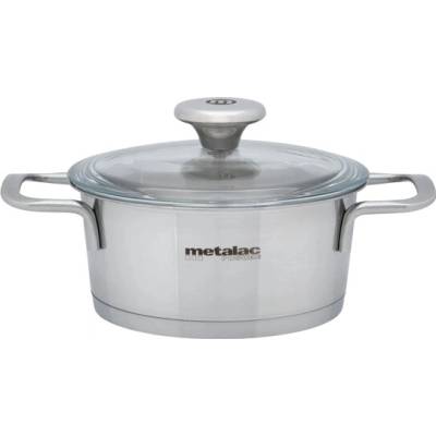 Metalac Santino Nerezový kastrol se skl. poklicí 20 cm 2,6 l
