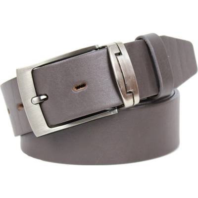 Penny Belts pánský kožený opasek 34-PR09 šedý