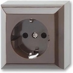 GAO Контакт шуко ЕДИНИЧЕН 16a КАФЯВ открит монтаж ip20 - 0510056777h (0510056777h)