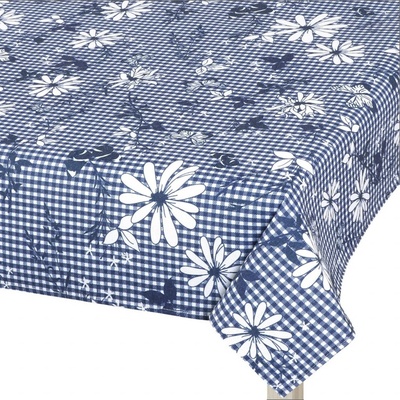 Bellatex Ubrus Dita Modrá kostička 140x160cm