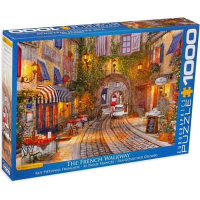 EUROGRAPHICS Пъзел Eurographics от 1000 части - Френска пешеходна алея, Доминик Дейвисън (60000961)