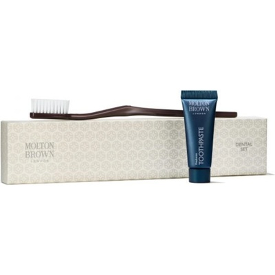 Molton Brown Комплект за зъби Луксозна колекция Molton Brown: Molton Brown четка за зъби + Molton Brown освежаваща паста за зъби