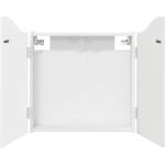 vidaXL Кабинет за дартборд Бяло 56 x 12 x 63 см Инженерна дървесина (8006651)