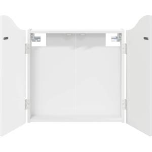vidaXL Кабинет за дартборд Бяло 56 x 12 x 63 см Инженерна дървесина (8006651)