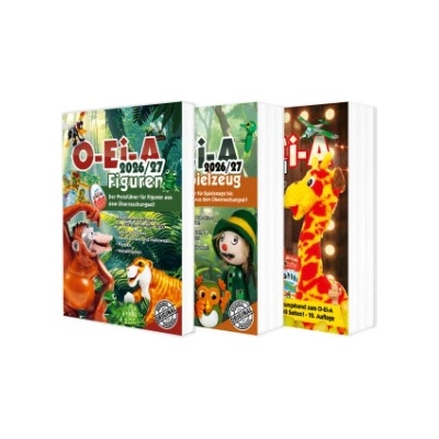 Das O-Ei-A 3er Bundle 2026/27 - O-Ei-A Figuren, O-Ei-A Spielzeug und O-Ei-A Spezial im 3er-Pack mit rund 7, 00 EUR Preisvorteil gegenüber Einzelkauf!