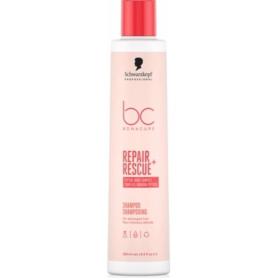 Schwarzkopf Professional BC Bonacure Repair Rescue+ ošetrujúci šampón pre poškodené vlasy 250 ml