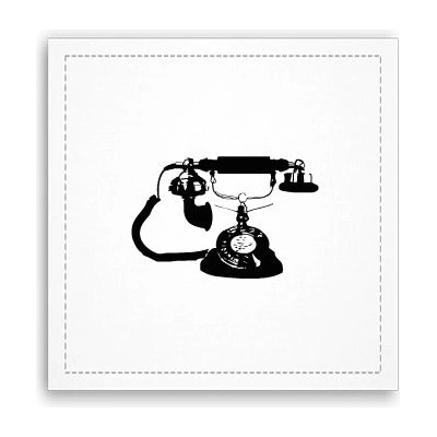 Fotoobraz 40x40 cm Telefon