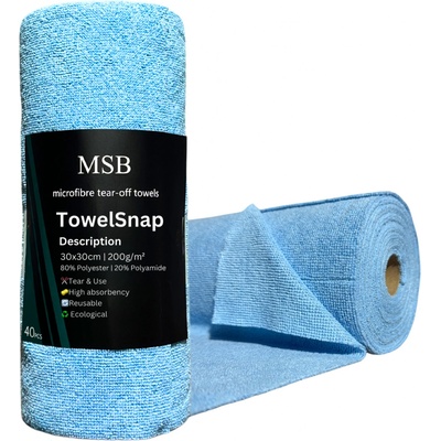 TowelSnap švedska utierka v rolke MSB 30 x 30 cm v balení 40 ks
