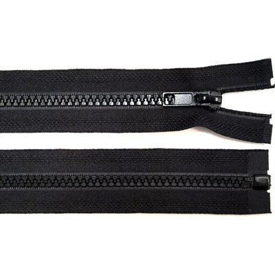 Prima-obchod Kostěný zip No 5 délka 90 cm (bundový) černý, barva Černá
