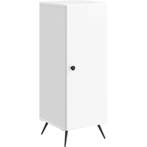 vidaXL Служебен шкаф Бял гланц 33 x 34, 5 x 90 см Инженерна дървесина (895519)