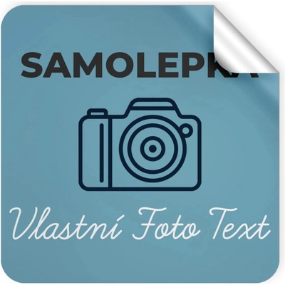 Sablio Sada samolepiek s vlastnou potlačou - 5x5 cm - 10 ks